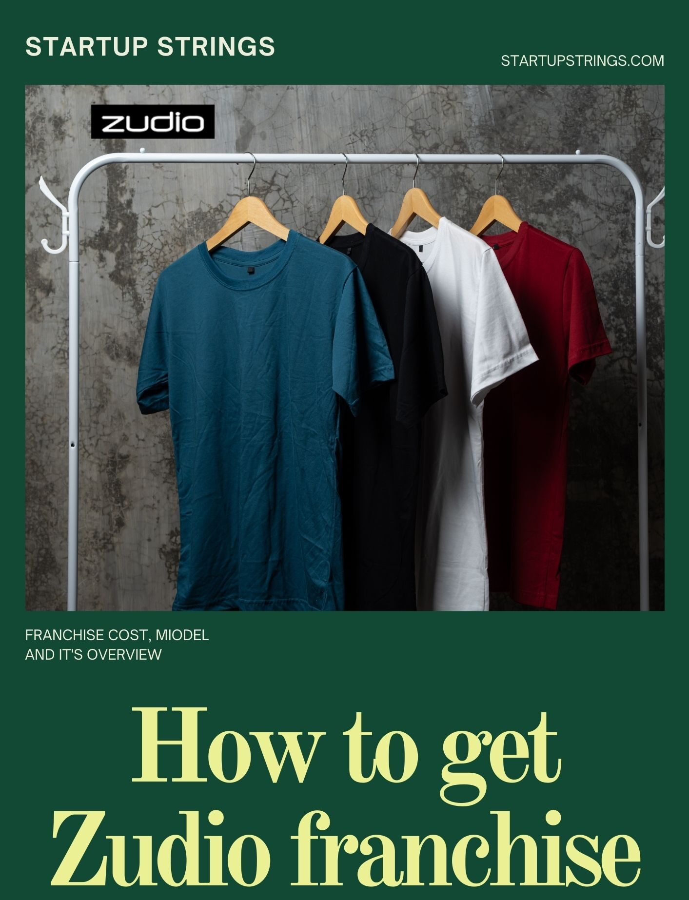 How to get Zudio franchise